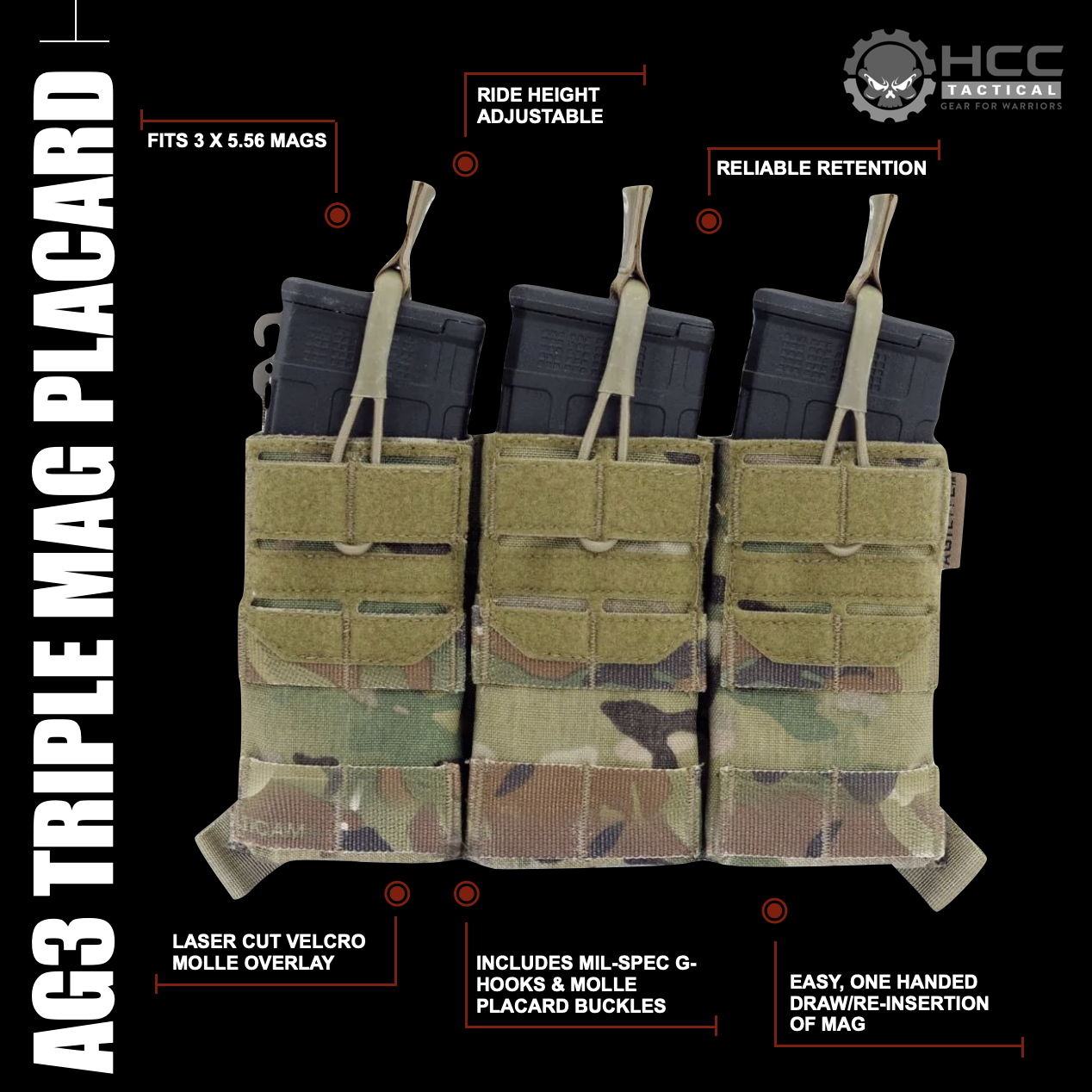 HCC Tactical / War Eagle Labs Facebook ad: Products that are innovative by culture, critically focused…