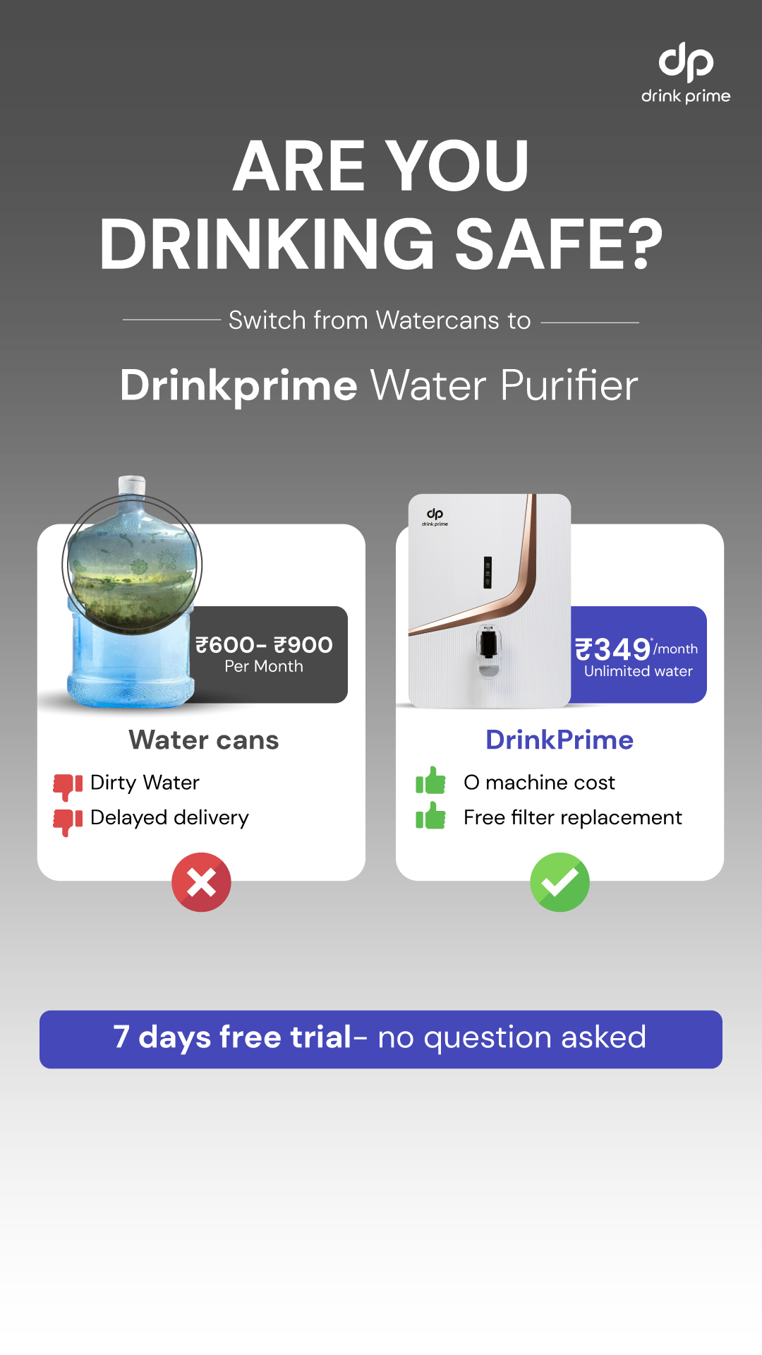 DrinkPrime Facebook ad