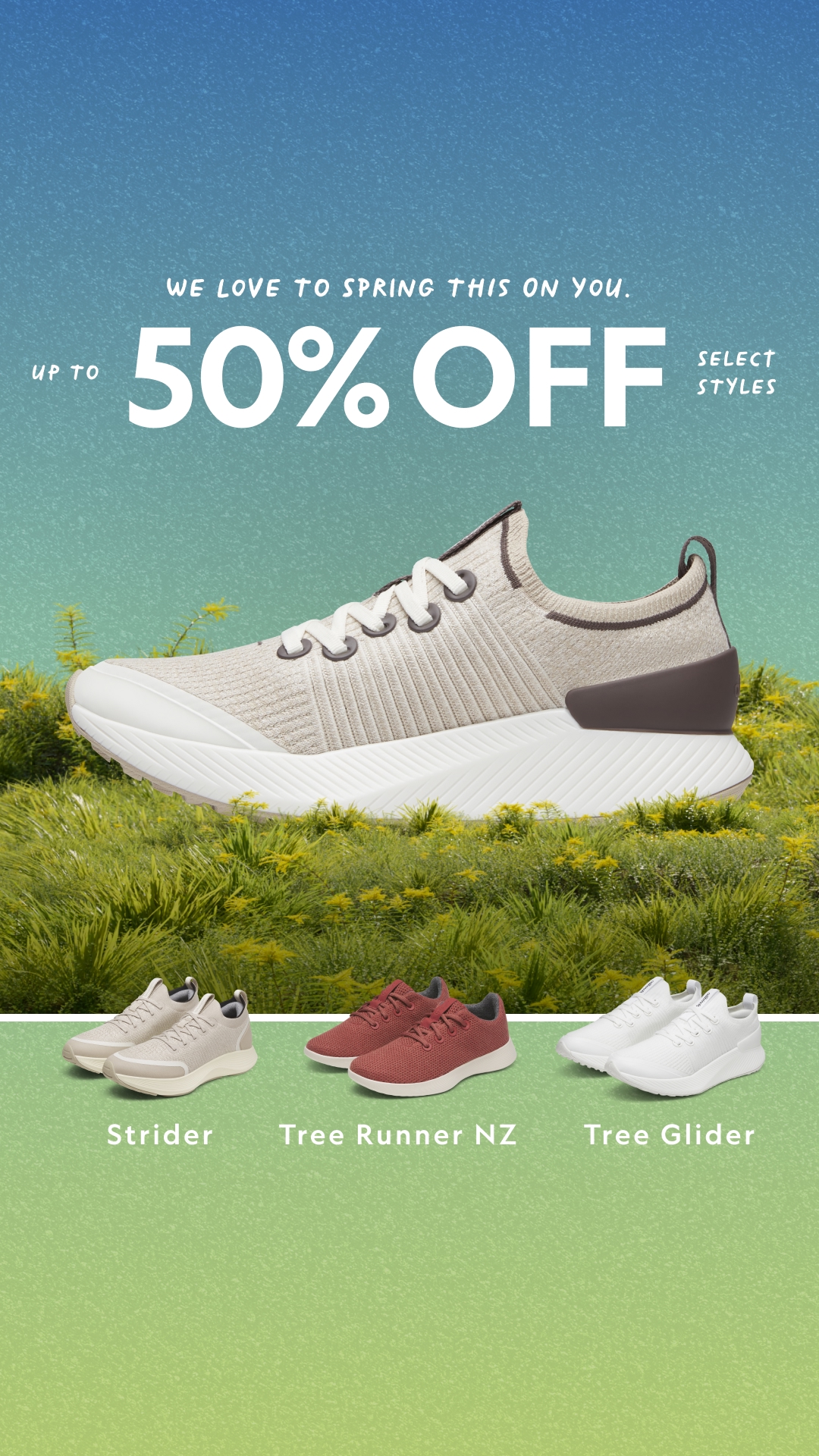 Allbirds Facebook ad