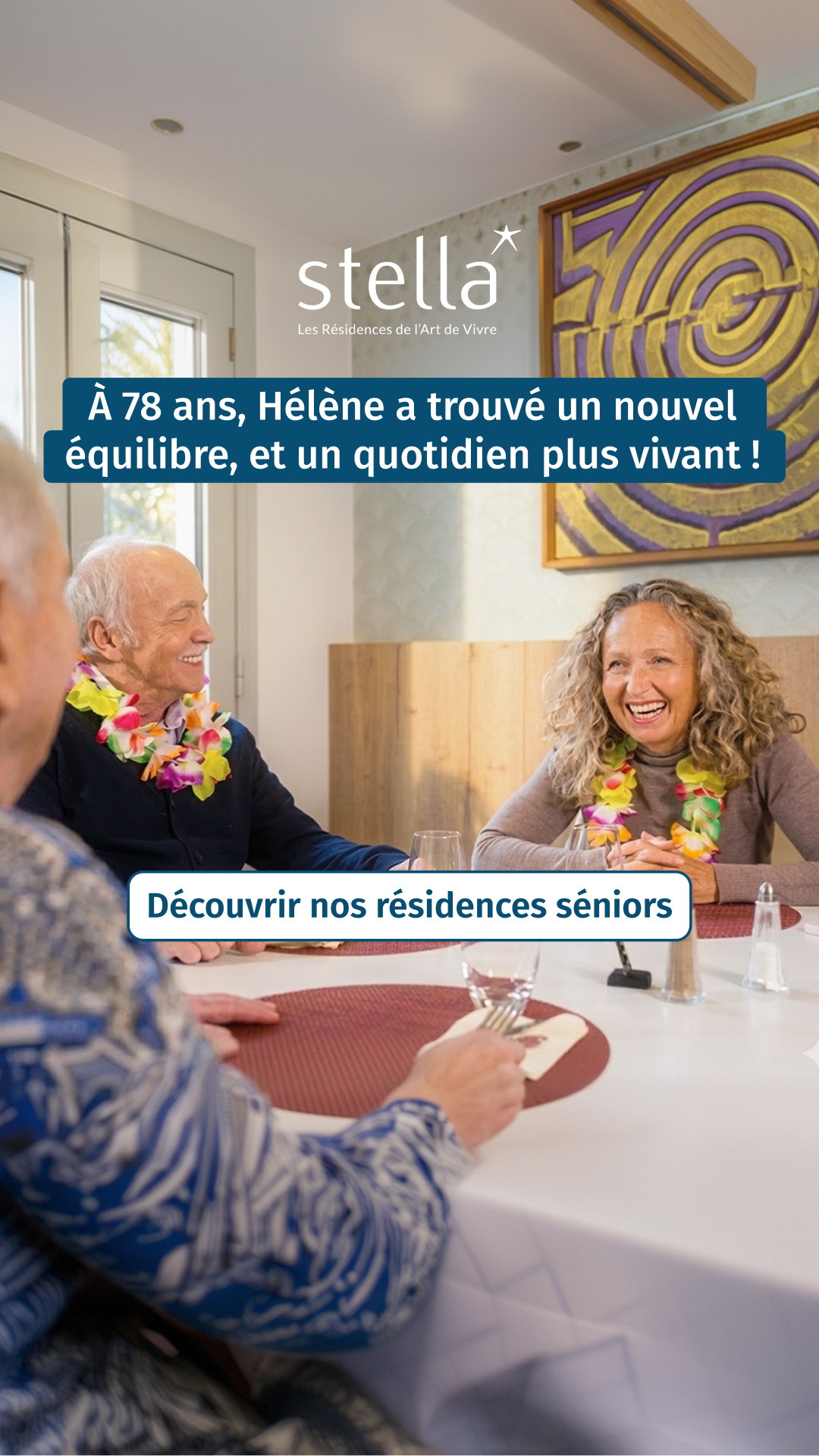 Stella Résidences Seniors Facebook ad