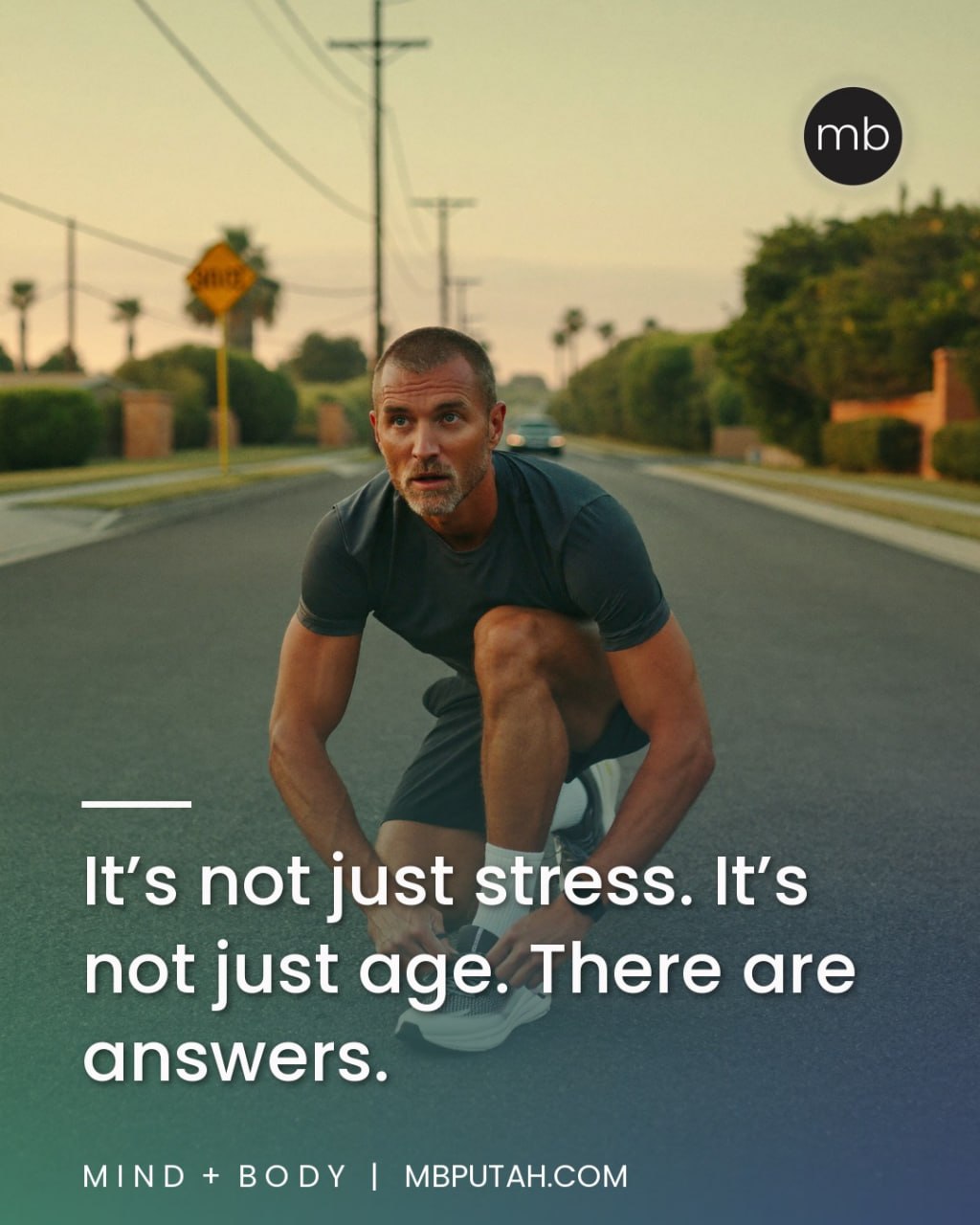 Mind and Body Performance Facebook ad: Feel Like Yourself Again