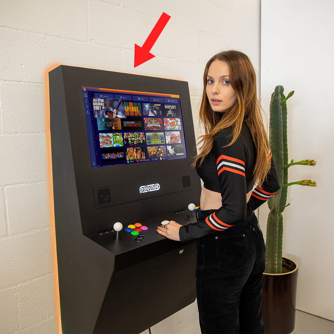 Polycade Facebook ad: Get the high fives flowing ->