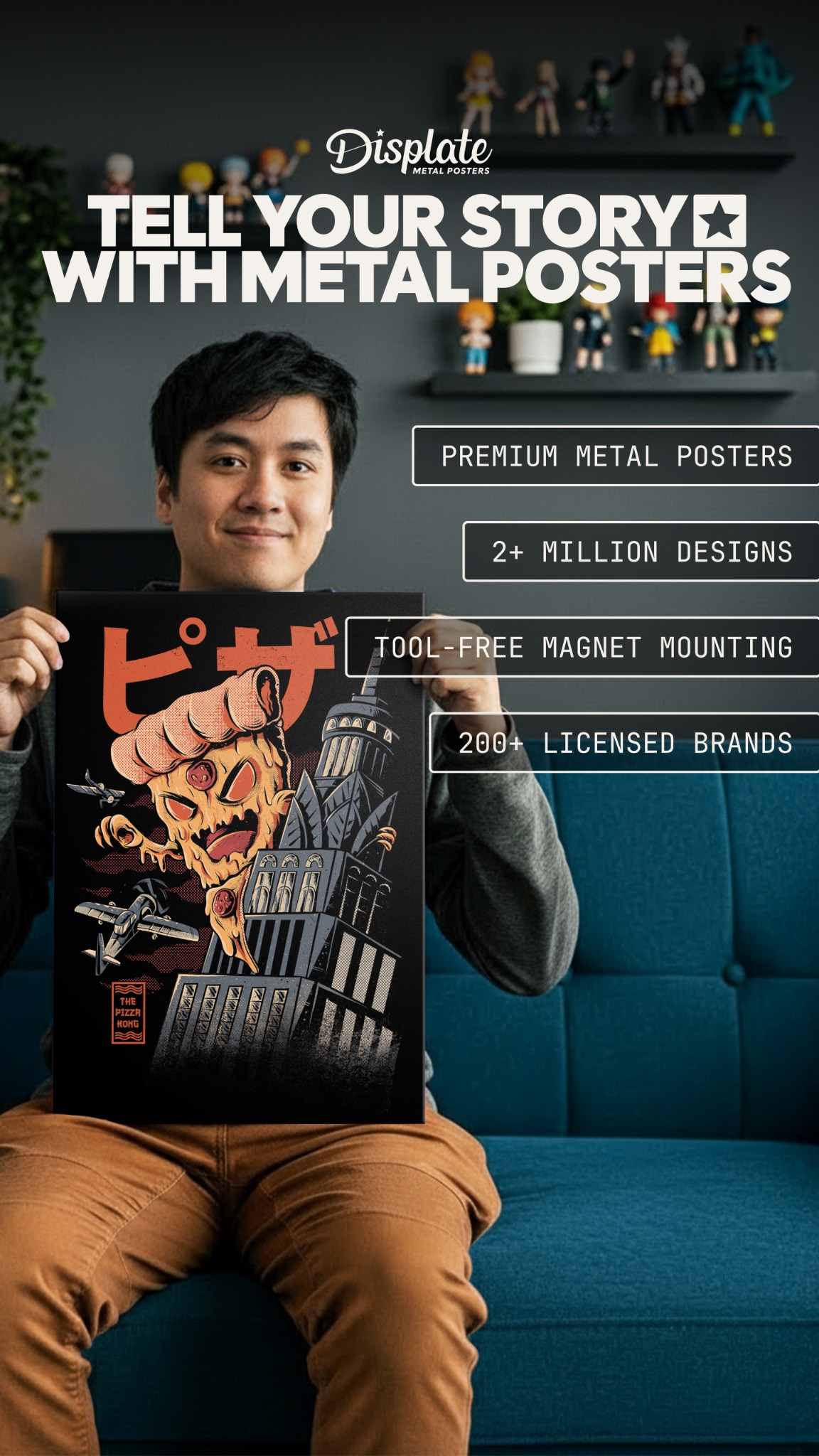 Displate Facebook ad