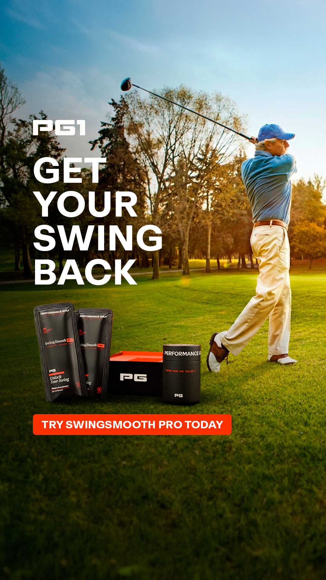 Performance Golf Facebook ad