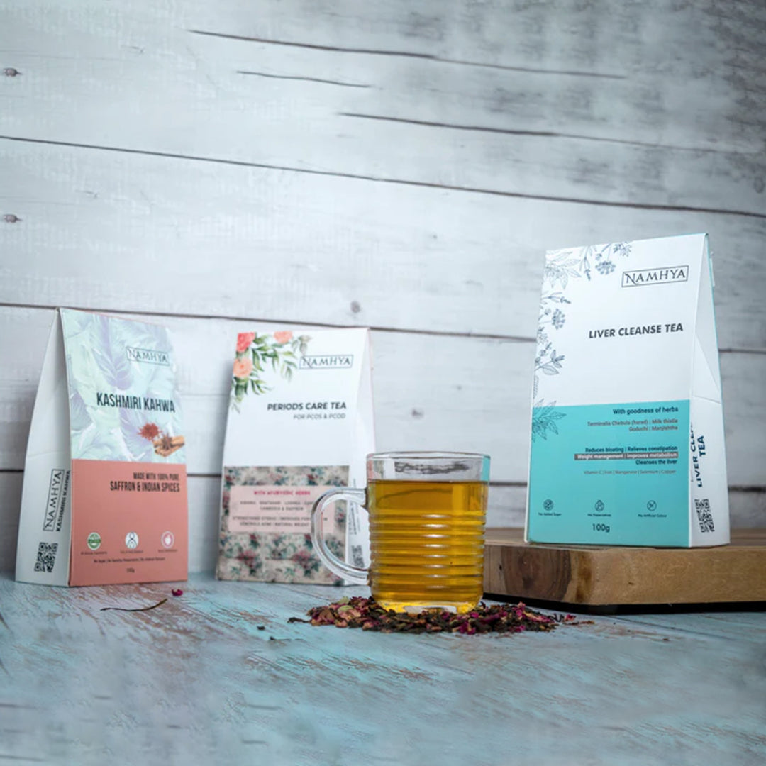 Namhya Foods Facebook ad: 100% natural, FDA-approved ayurvedic blends for liver…