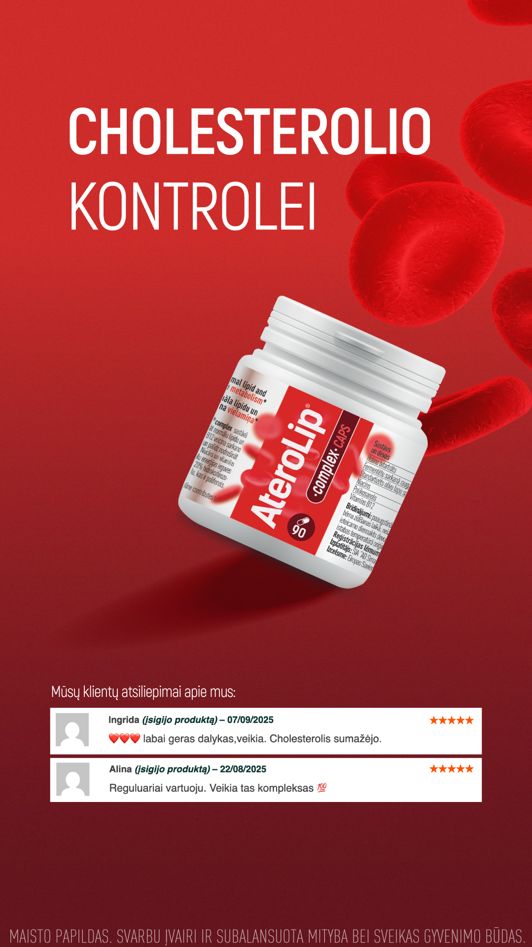 Lotos Pharma Lietuva Facebook ad