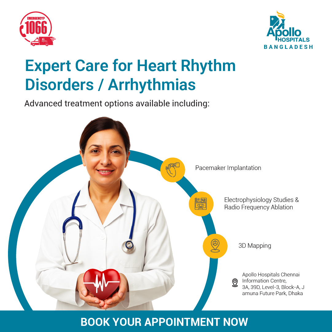 Apollo Hospitals Bangladesh Facebook ad: Apollo Chennai Care in Dhaka