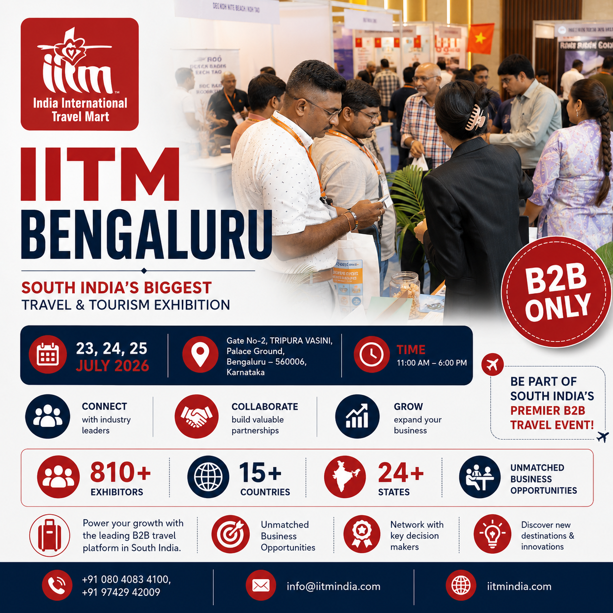 India International Travel Mart Facebook ad: IITM Bengaluru 2026