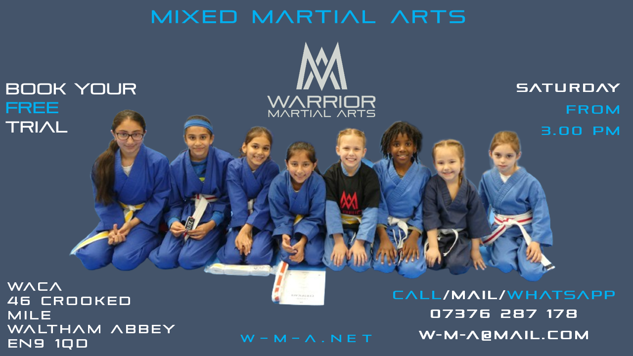 Warrior Martial Arts & Fitness Facebook ad: 𝐉𝐨𝐢𝐧 𝐖𝐚𝐫𝐫𝐢𝐨𝐫 𝐌𝐚𝐫𝐭𝐢𝐚𝐥 𝐀𝐫𝐭𝐬 𝐂𝐥𝐚𝐬𝐬