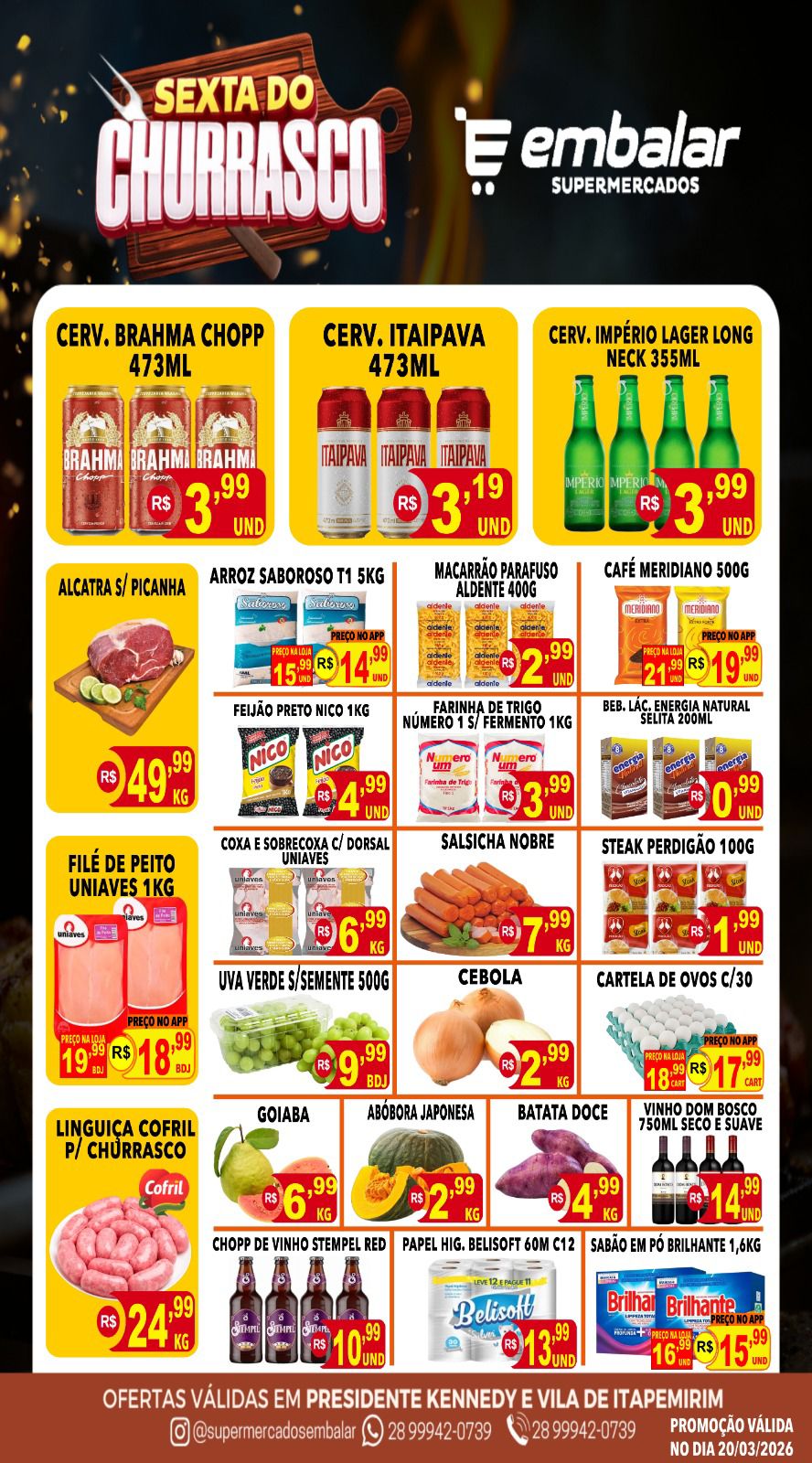 Supermercado Embalar Facebook ad from Mar 19, 2026
