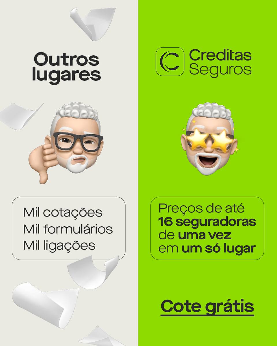 Creditas Seguros Facebook ad