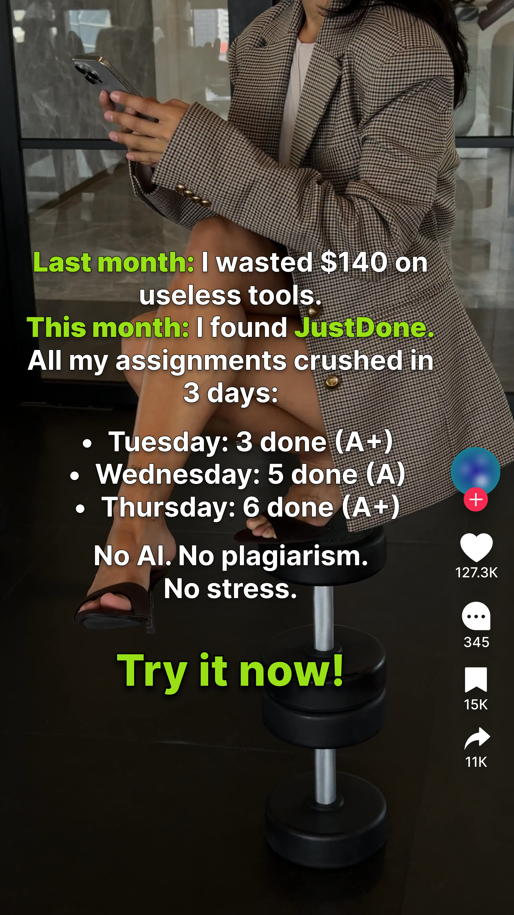 Justdone: All-in-one AI tool  Facebook ad