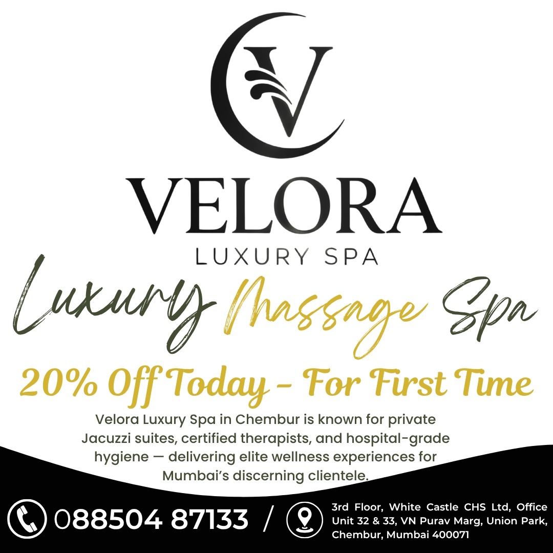 Velora Luxury Spa Chembur Facebook ad: Chembur, your new luxury escape has arrived.