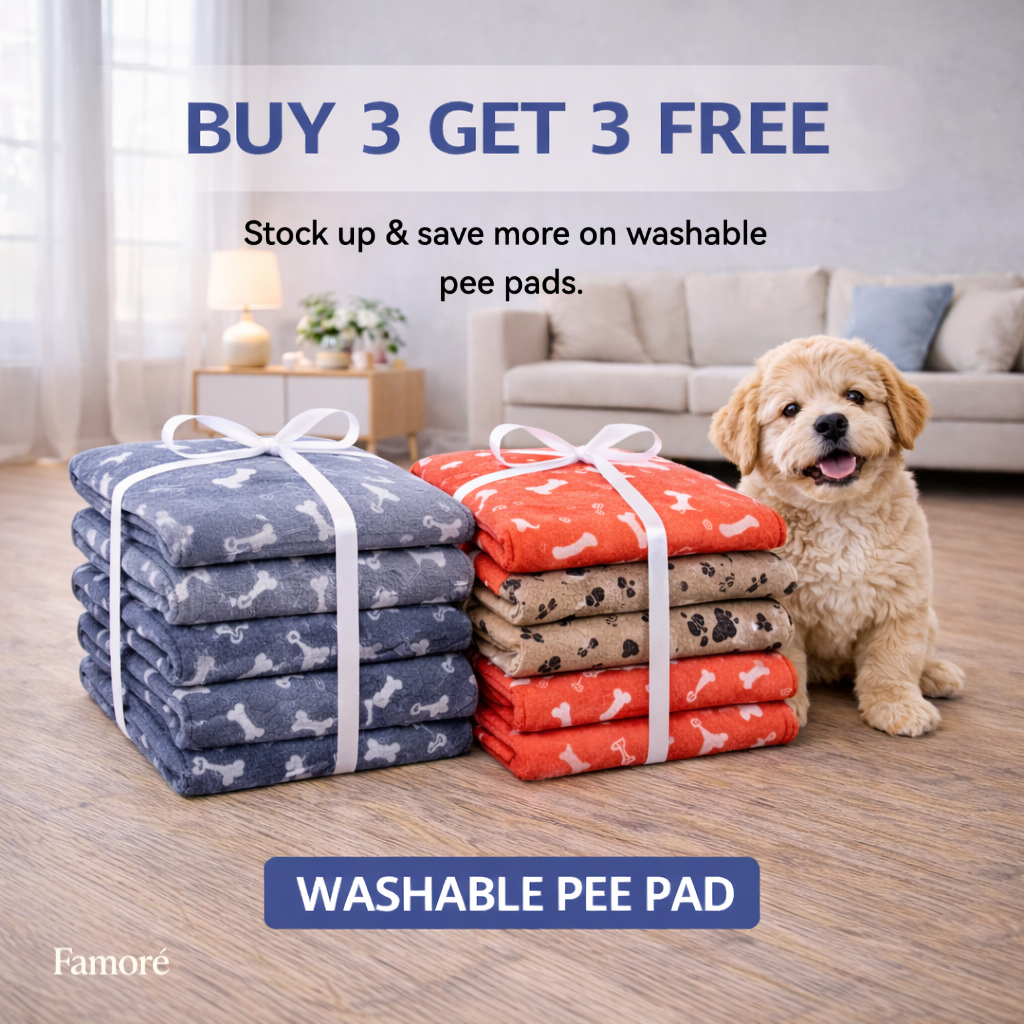 Famoré Pet Facebook ad: FREE PAD WITH EVERY BUNDLE