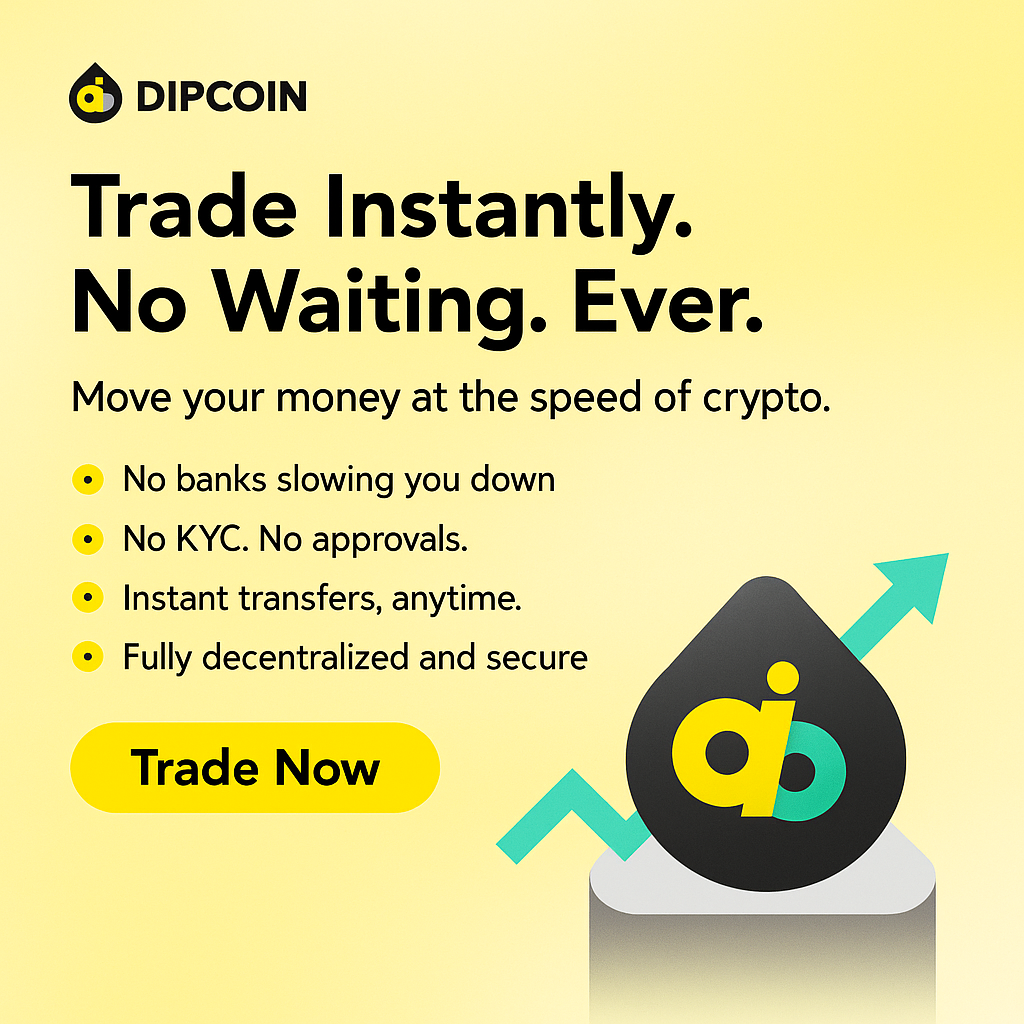 DipCoin Facebook ad: Get Started Now