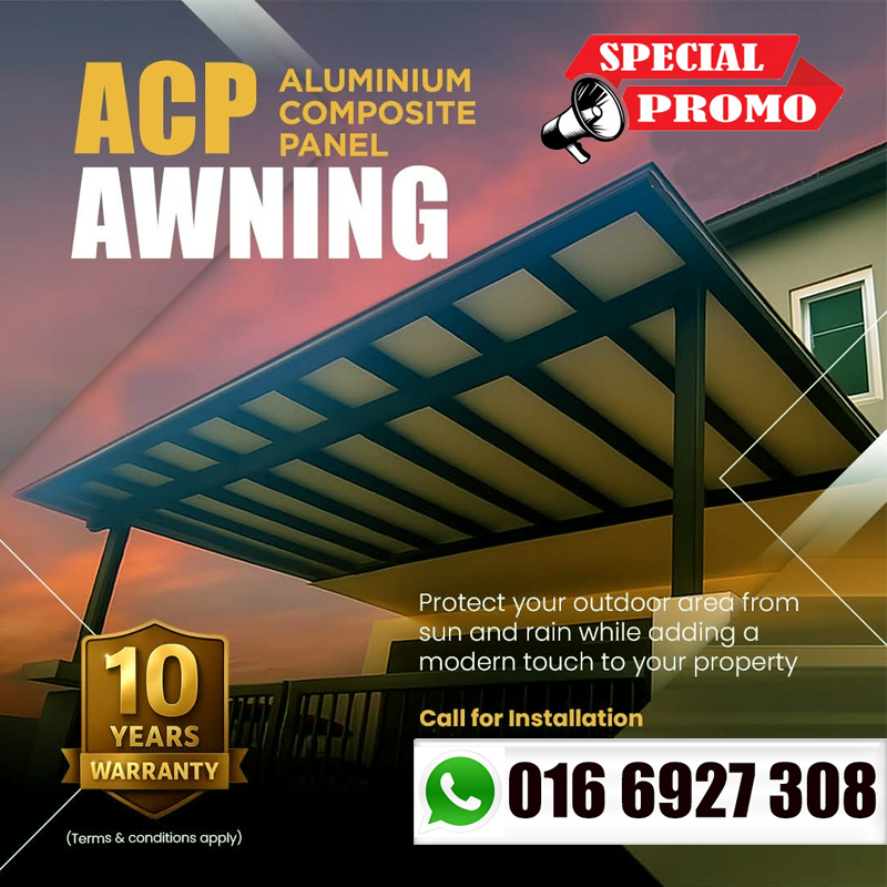 Awning & Pergola Supplier Facebook ad: Perfect Awning for Your Home & Factory!