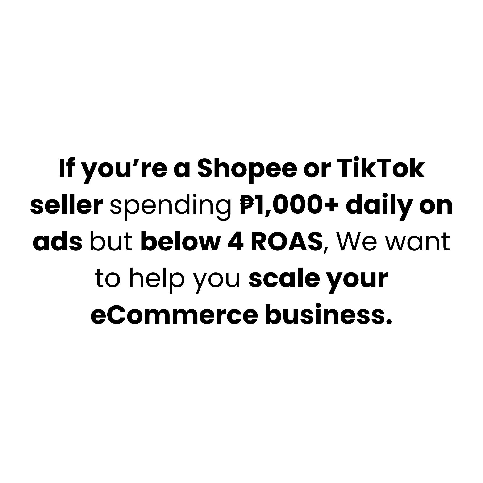 ECOM Accelerator Facebook ad