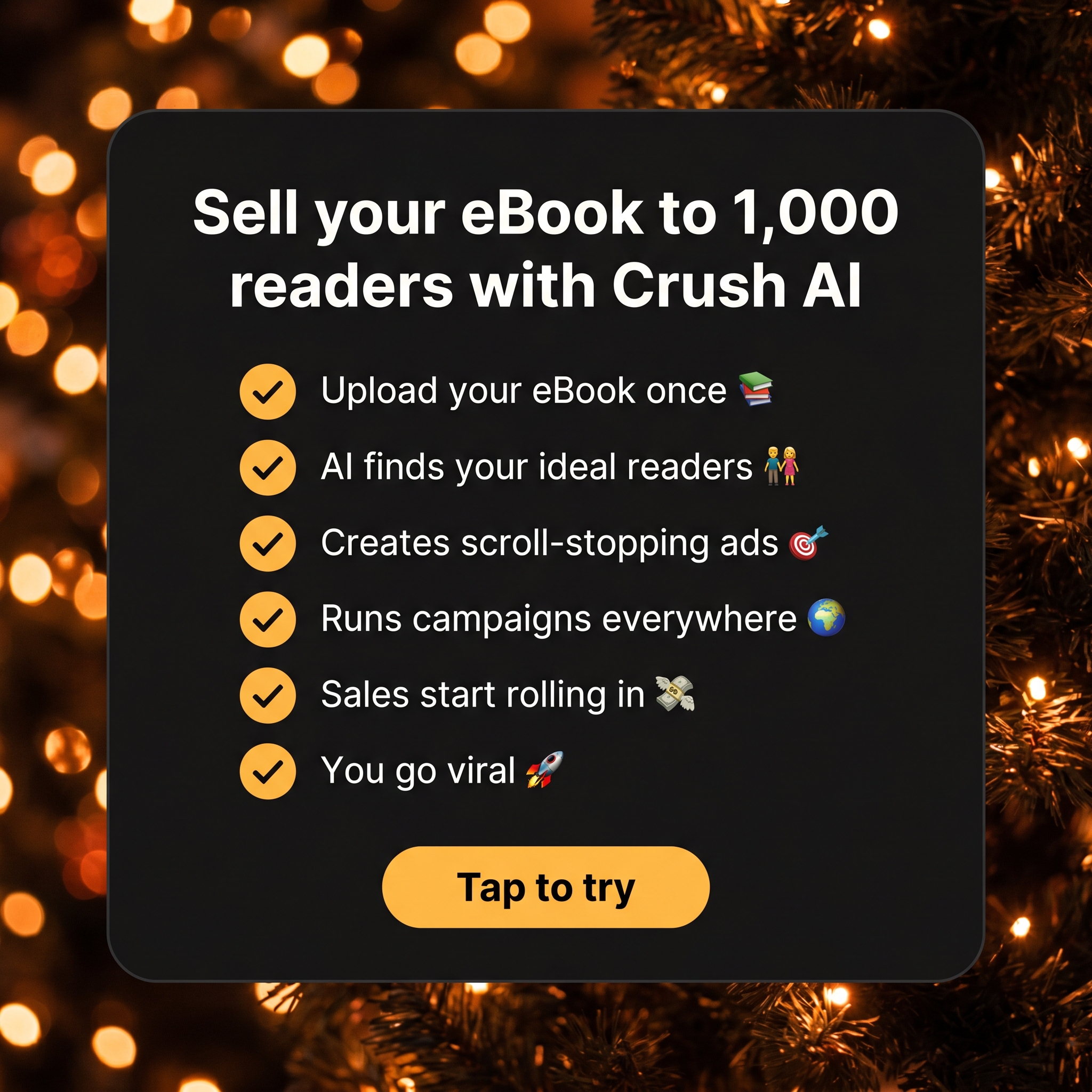 trycrush.ai Facebook ad