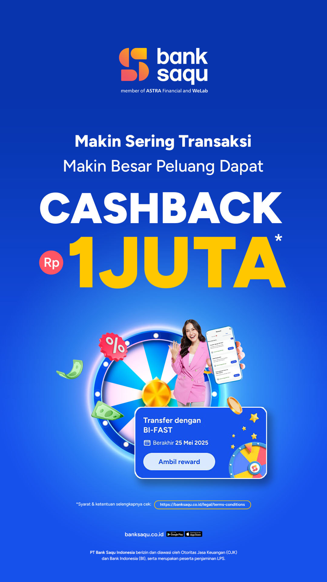 Bank Saqu Facebook ad from Feb 2, 2026