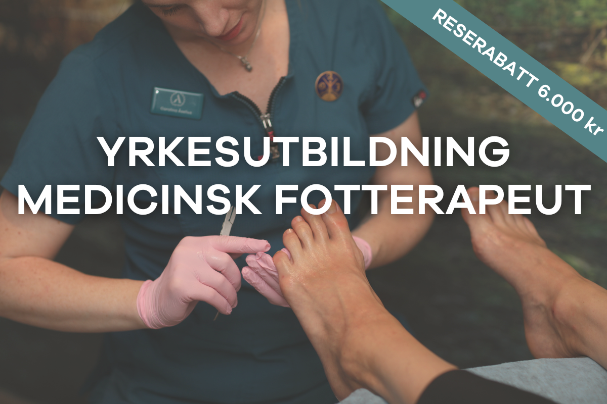 Axelsons Facebook ad: Spara 6.000kr - Yrkesutbildning Medicinsk Fotterapeut