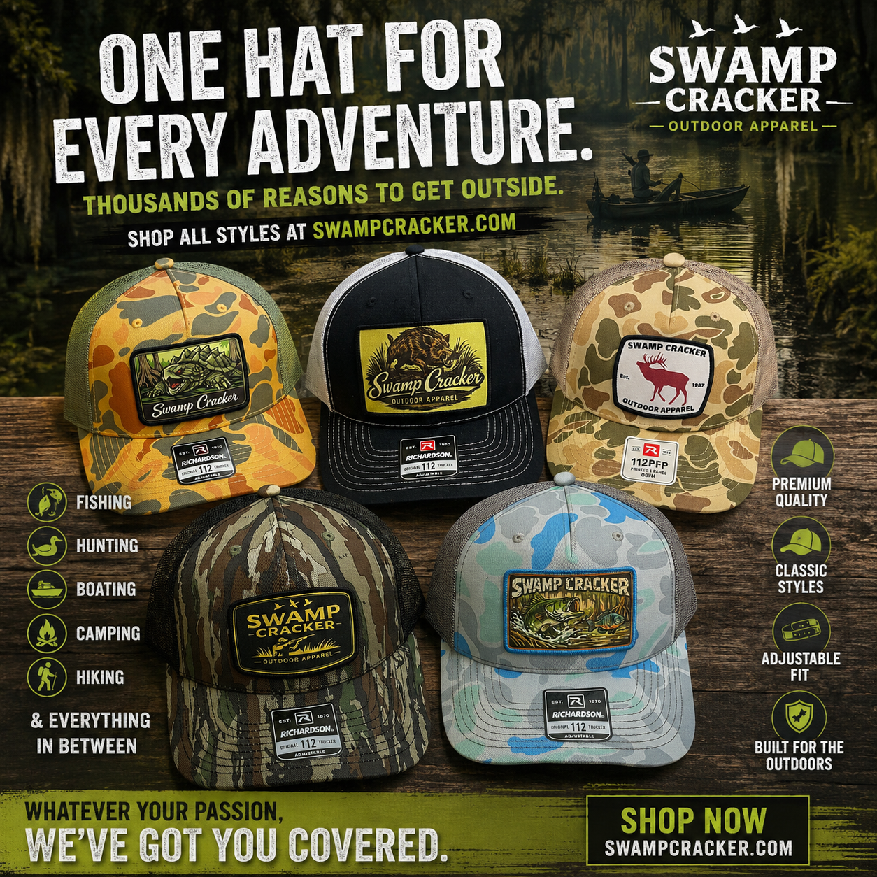 Swamp Cracker Outfitters Facebook ad