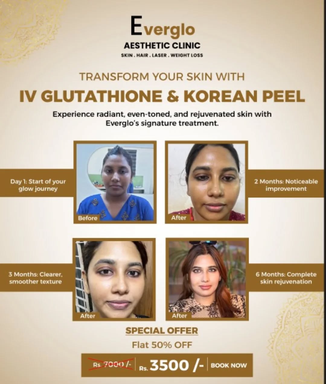 Everglo rs puram Facebook ad