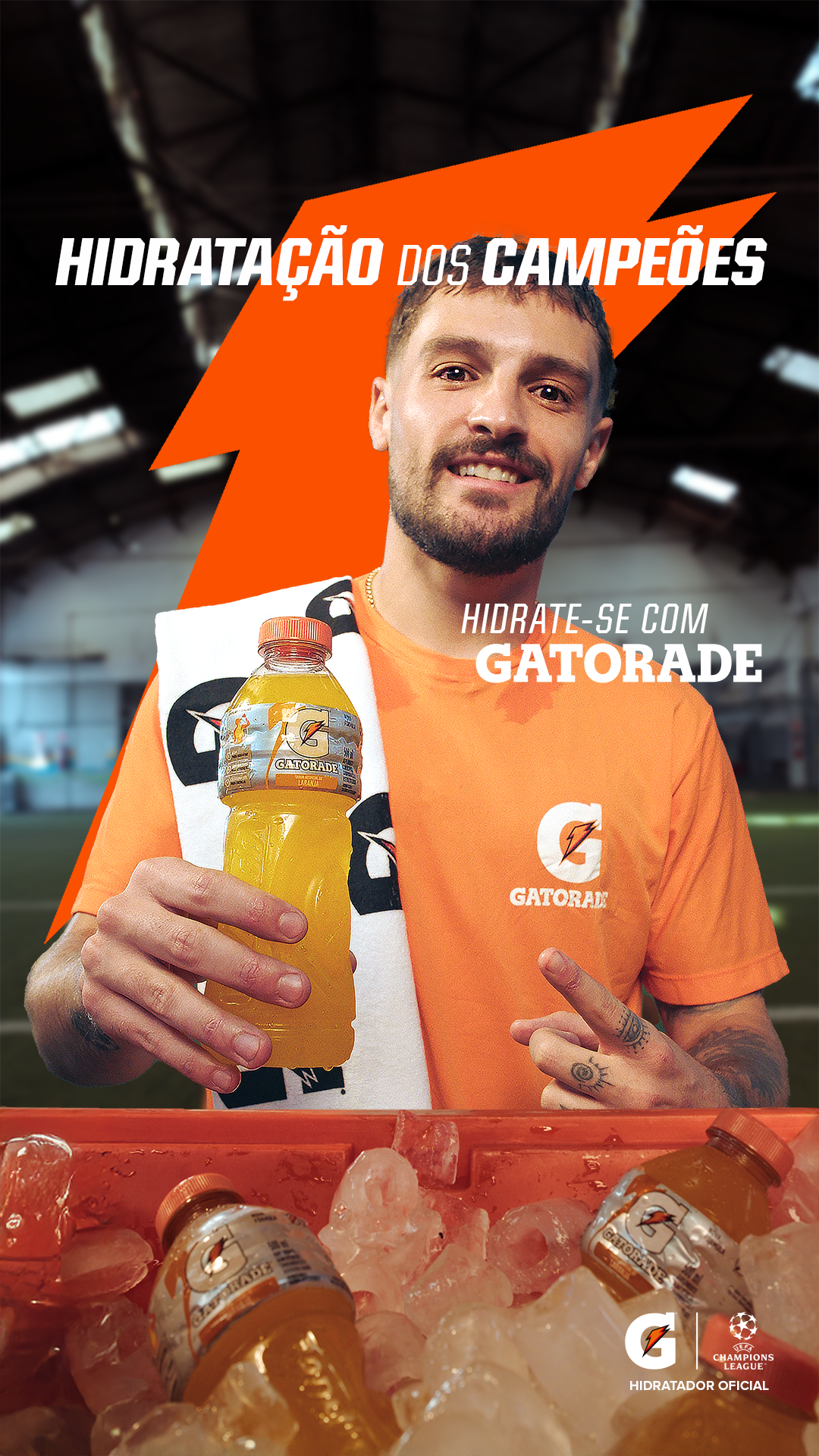 Gatorade Brasil Facebook ad from May 27, 2026
