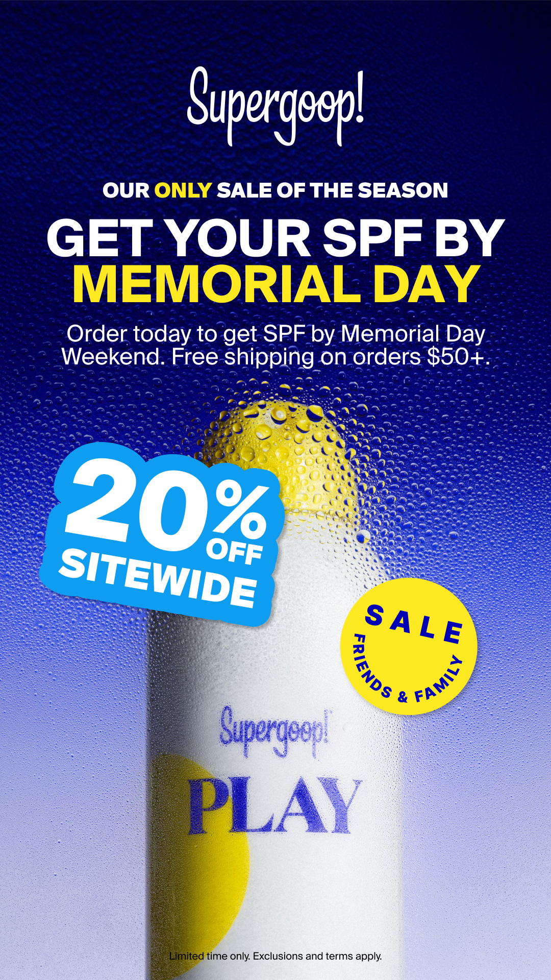 Supergoop Facebook ad