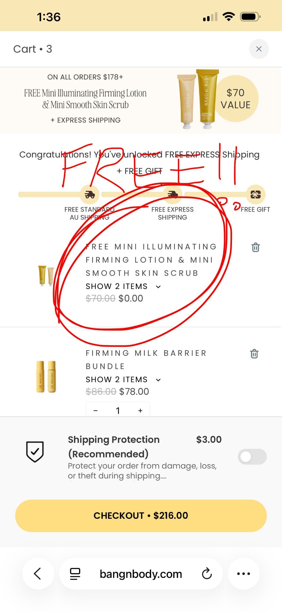 Bangn Body Facebook ad