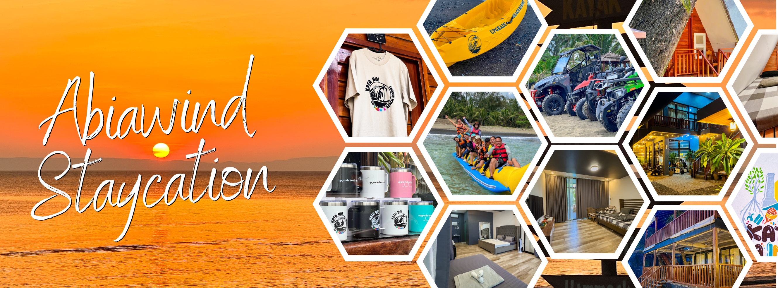 Abiawind Staycation Facebook ad: Water Activities? ATV rides?