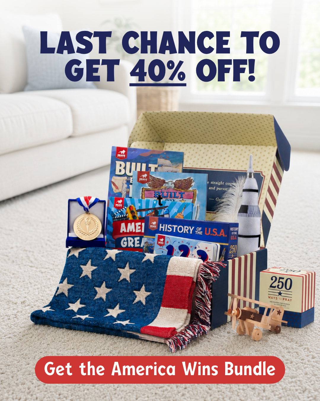 BRAVE Books Facebook ad