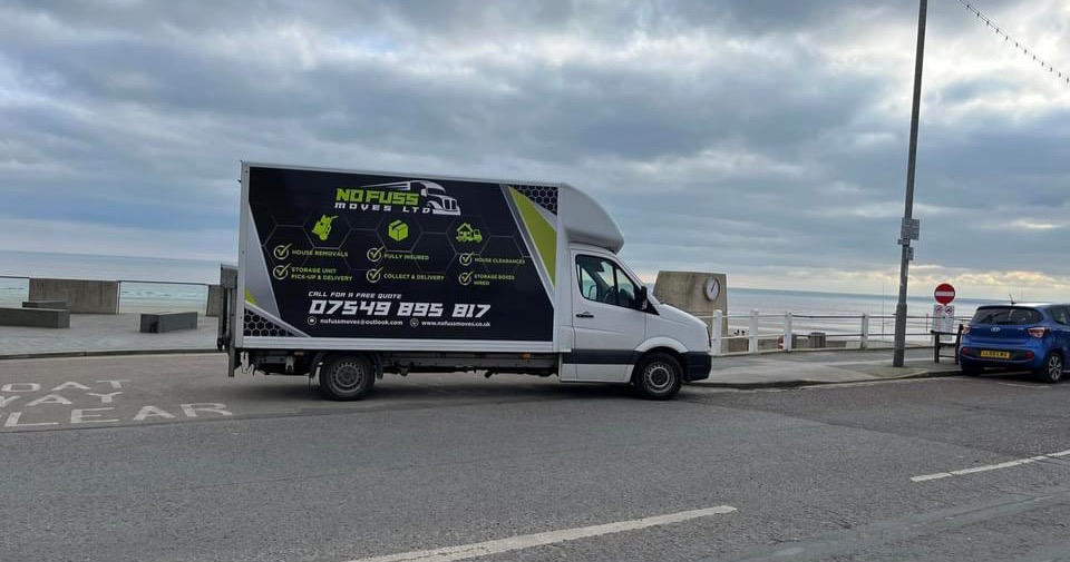 No Fuss Moves LTD Facebook ad: Fully Insured, House Removals, House Clearances, Office…
