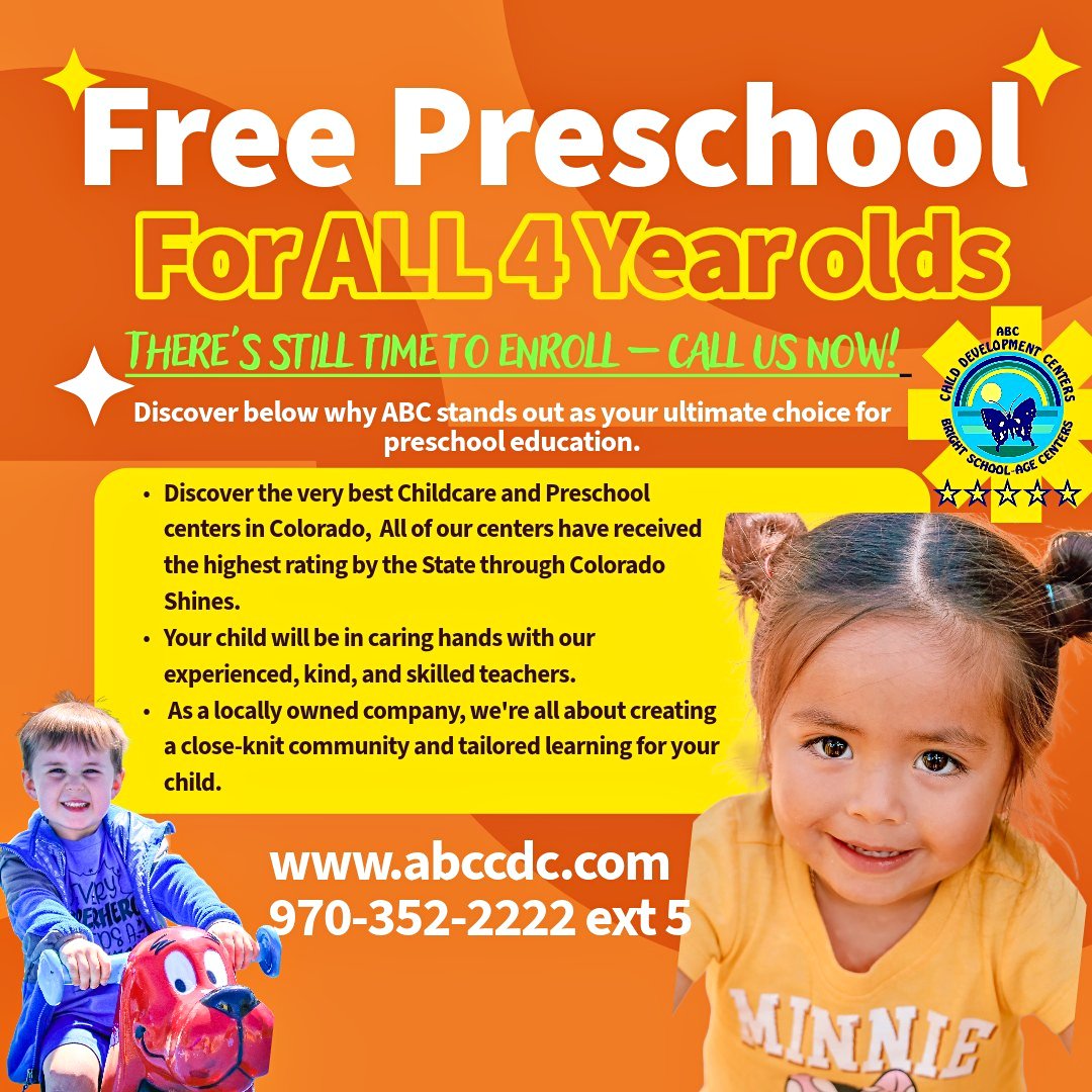 ABC Child Development Center and Bright School-Age Centers Facebook ad