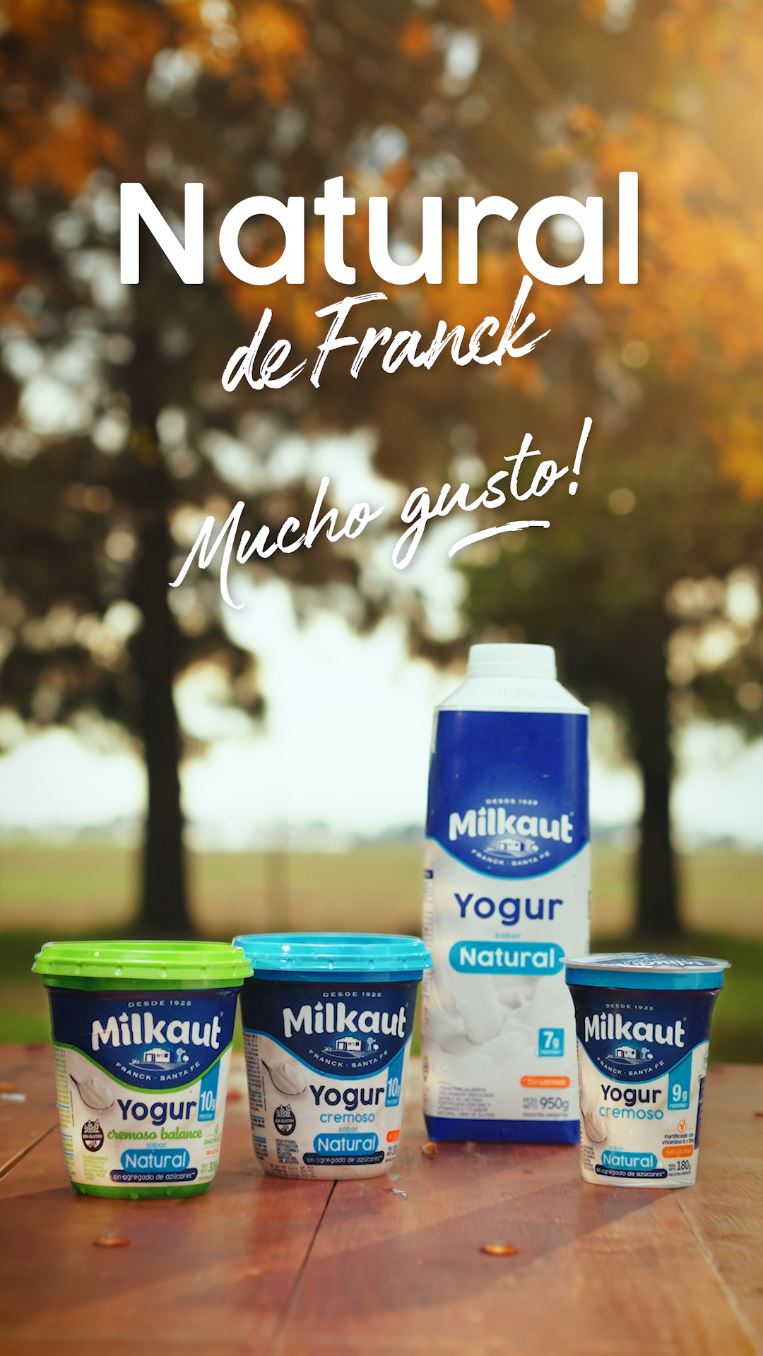Milkaut Facebook ad: Natural de Franck