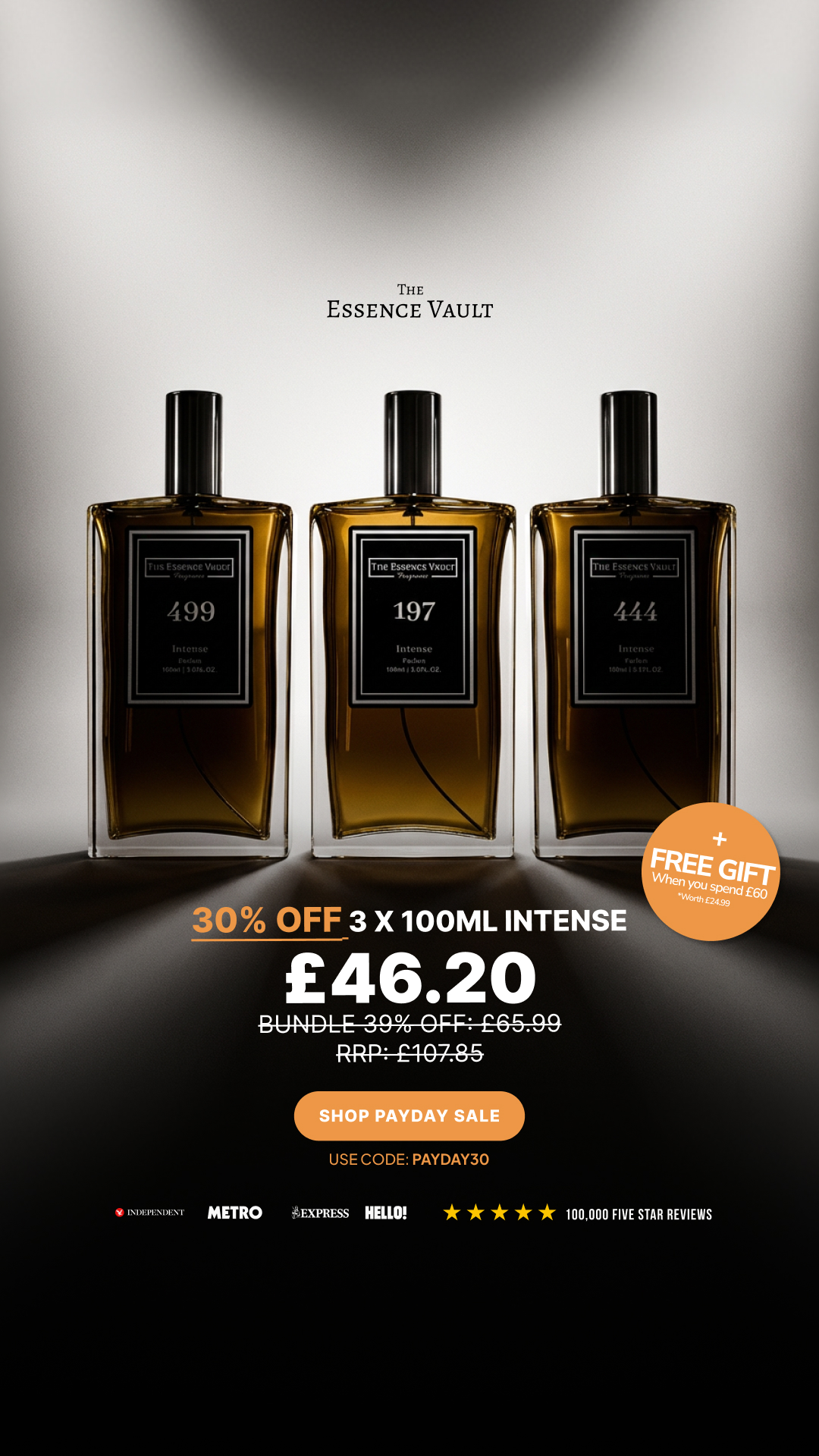 The Essence Vault Facebook ad