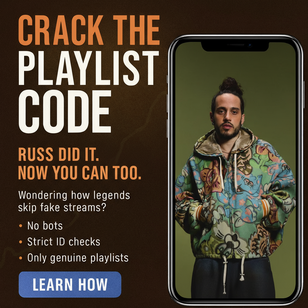 Playlist Booker Facebook ad