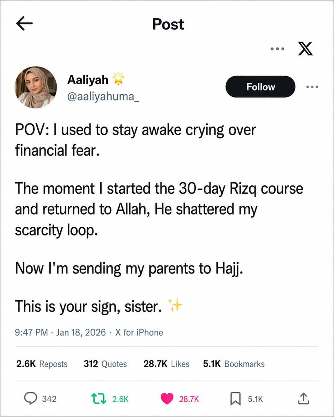 Imam Advice Daily Facebook ad