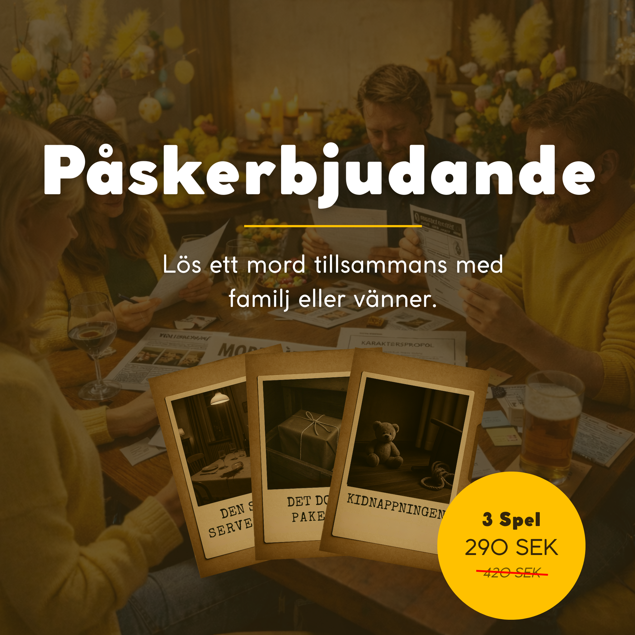 Printthecase.se - mordgåtor du kan lösa hemma Facebook ad