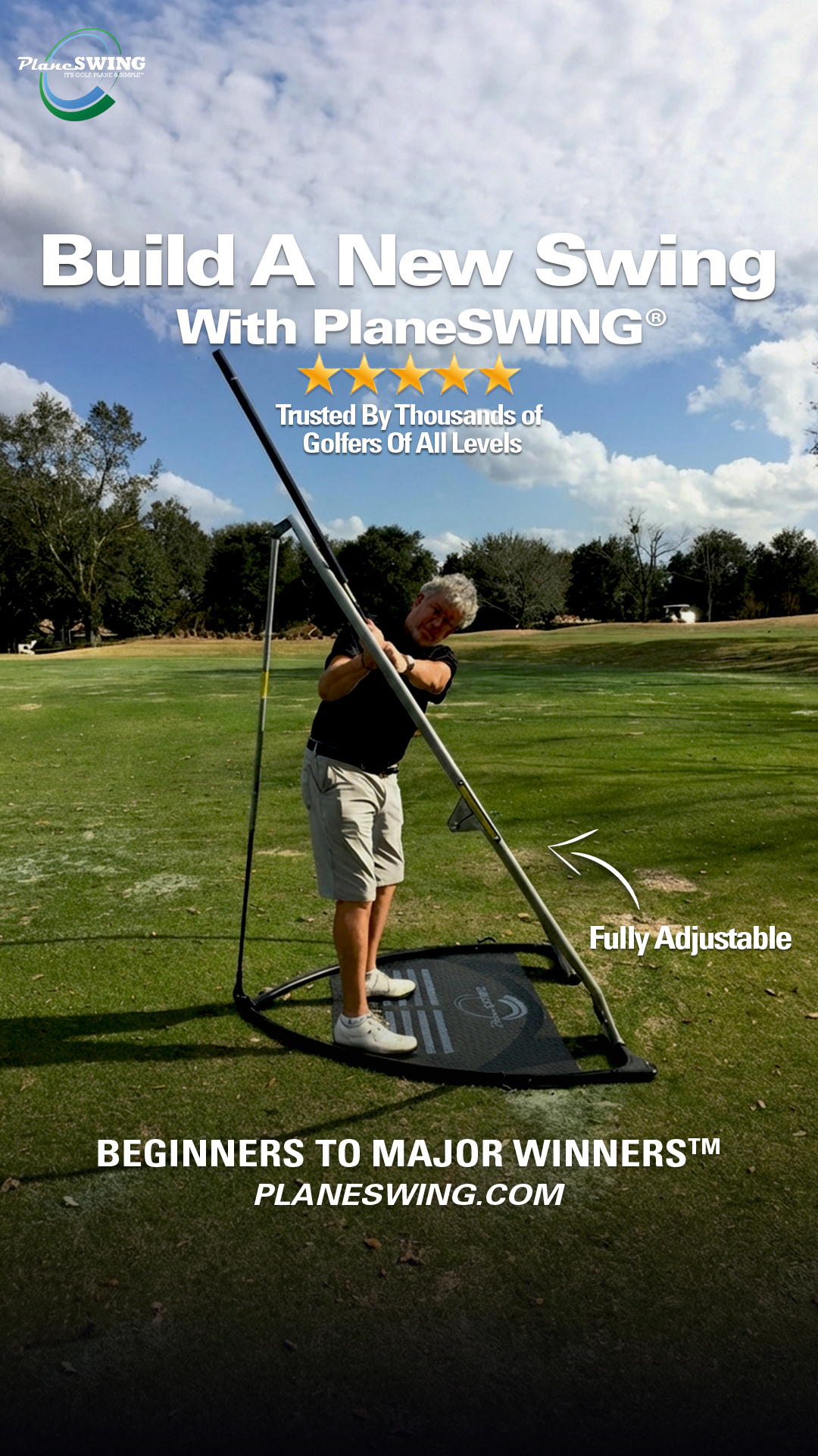 Plane Swing Golf Swing Trainer Facebook ad