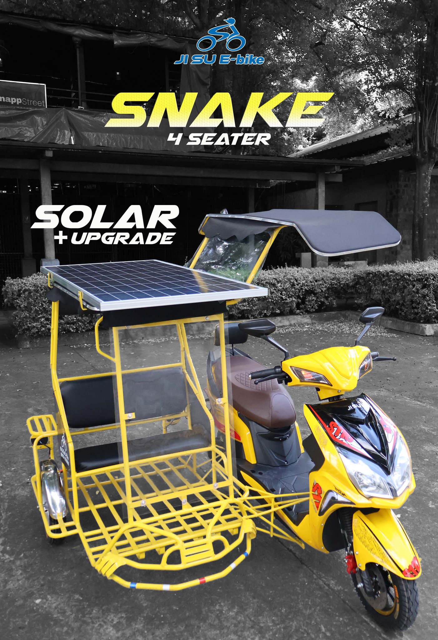 JI SU Ebike Talisay Cebu Facebook ad: Introducing the Ji Su SNAKE 4-Seater, now with…
