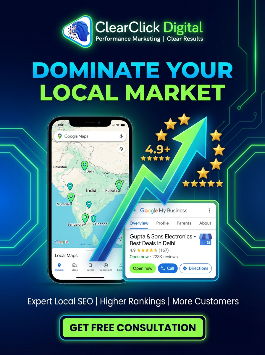 ClearClick Digital Facebook ad: Boost My Local Visibility
