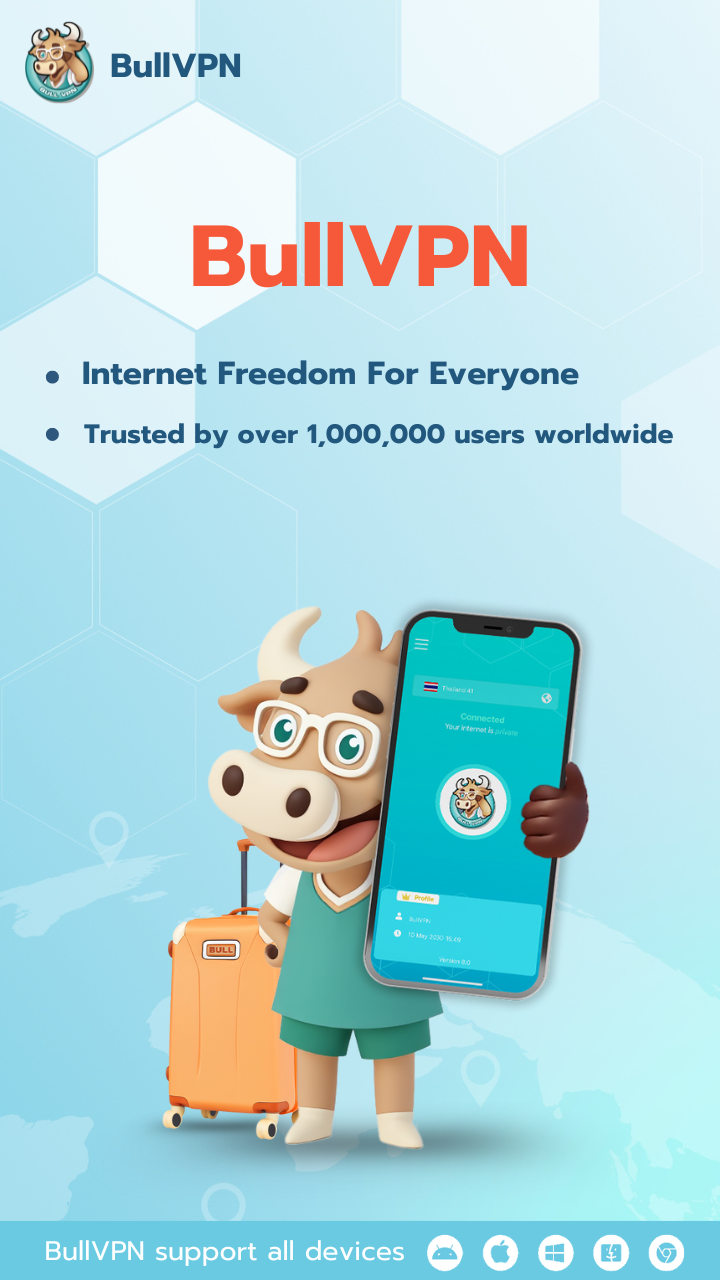 BullVPN- Internet Freedom & Security Facebook ad