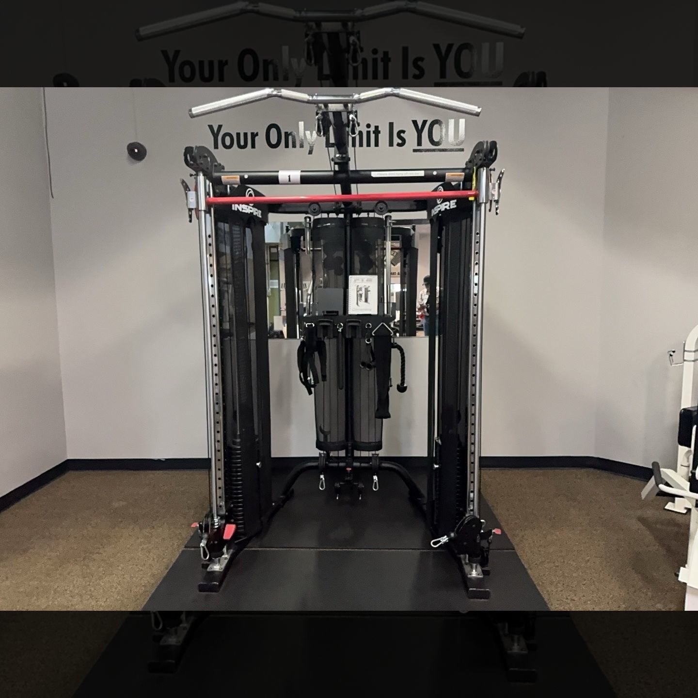 Allen B. Olson Auction Facebook ad: INSPIRE FITNESS FT2 FUNCTIONAL TRAINER