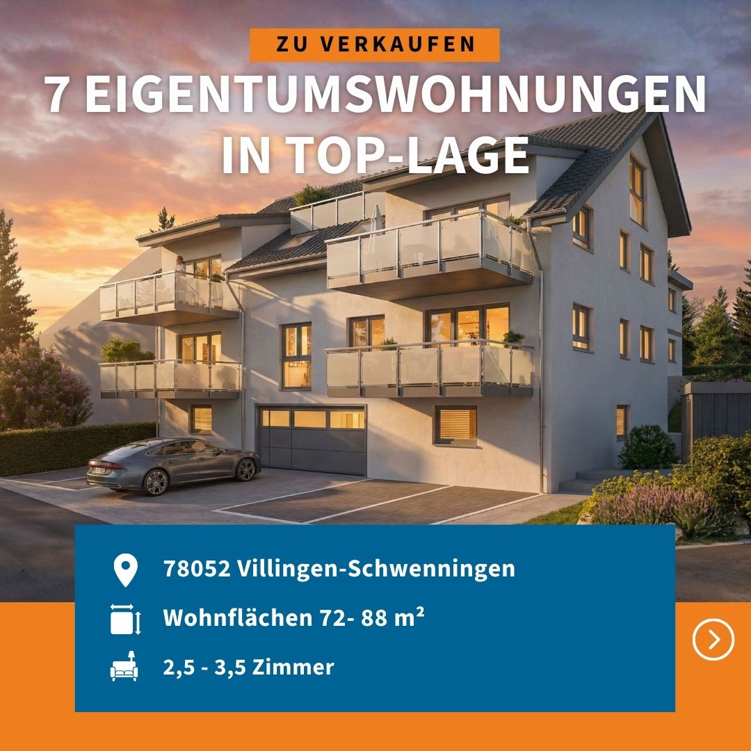 Ackermann Müller Wohnbau GmbH Facebook ad: Nur 7 exklusive Eigentumswohnungen: Sichern Sie sich jetzt…