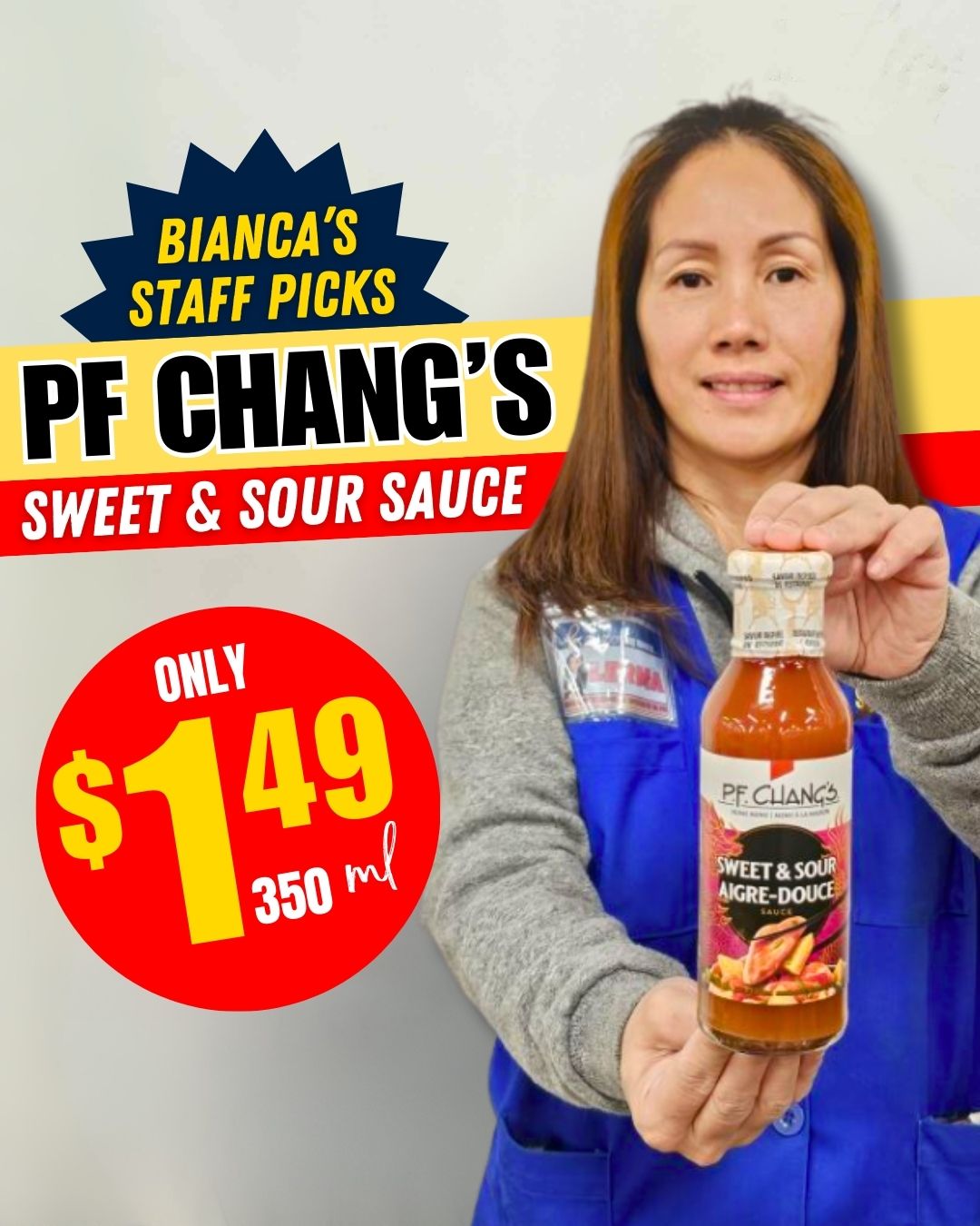 Bianca Amor's Liquidation Supercentre Facebook ad