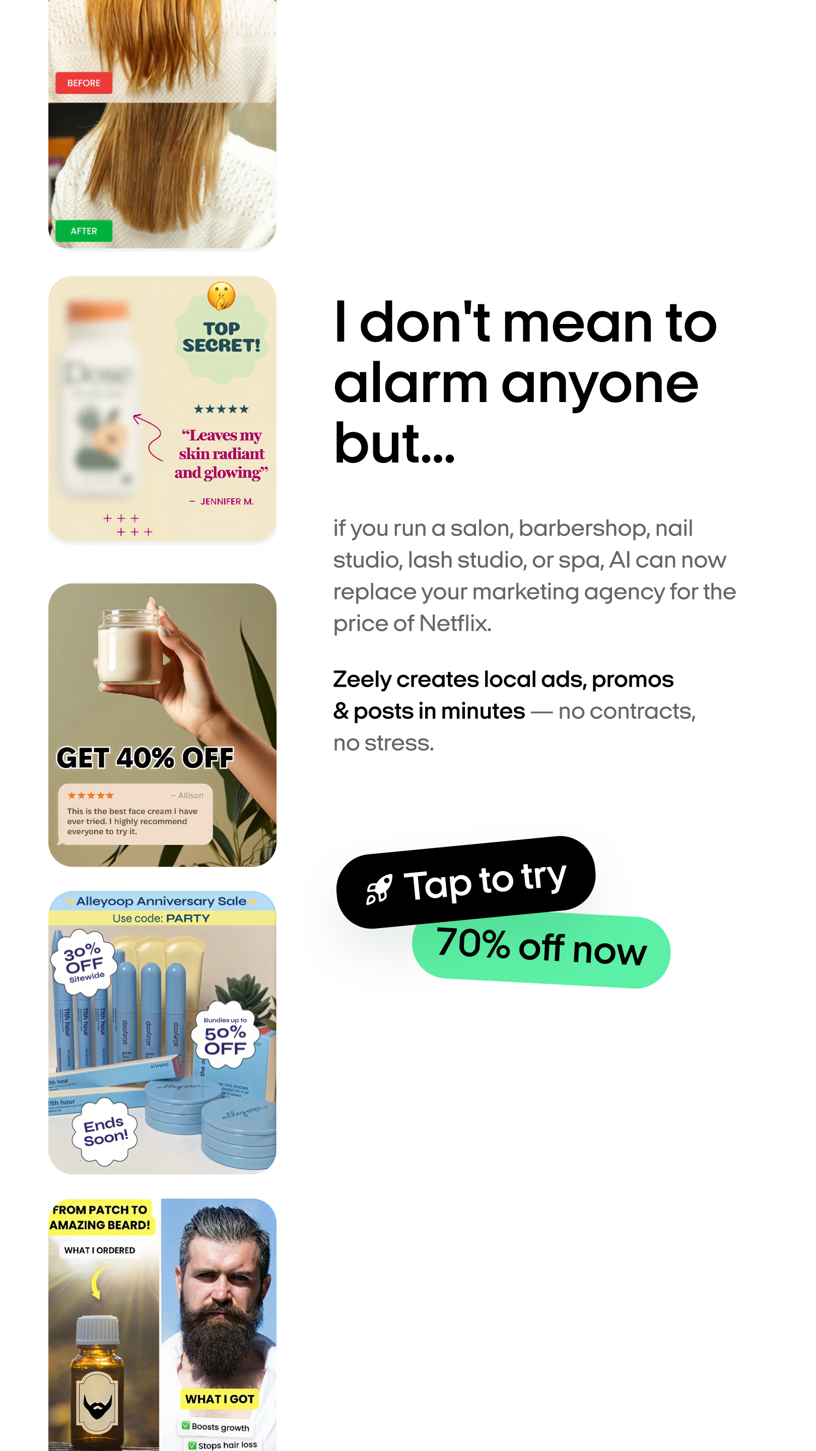 Zeely: AI Ads Maker Facebook ad