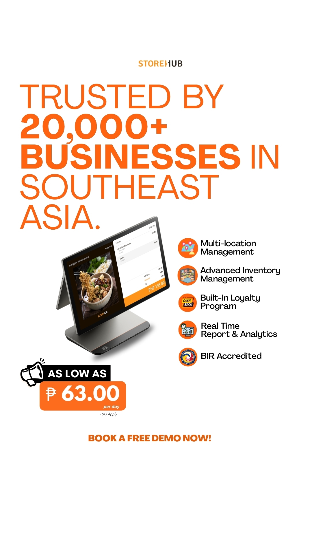 StoreHub Facebook ad