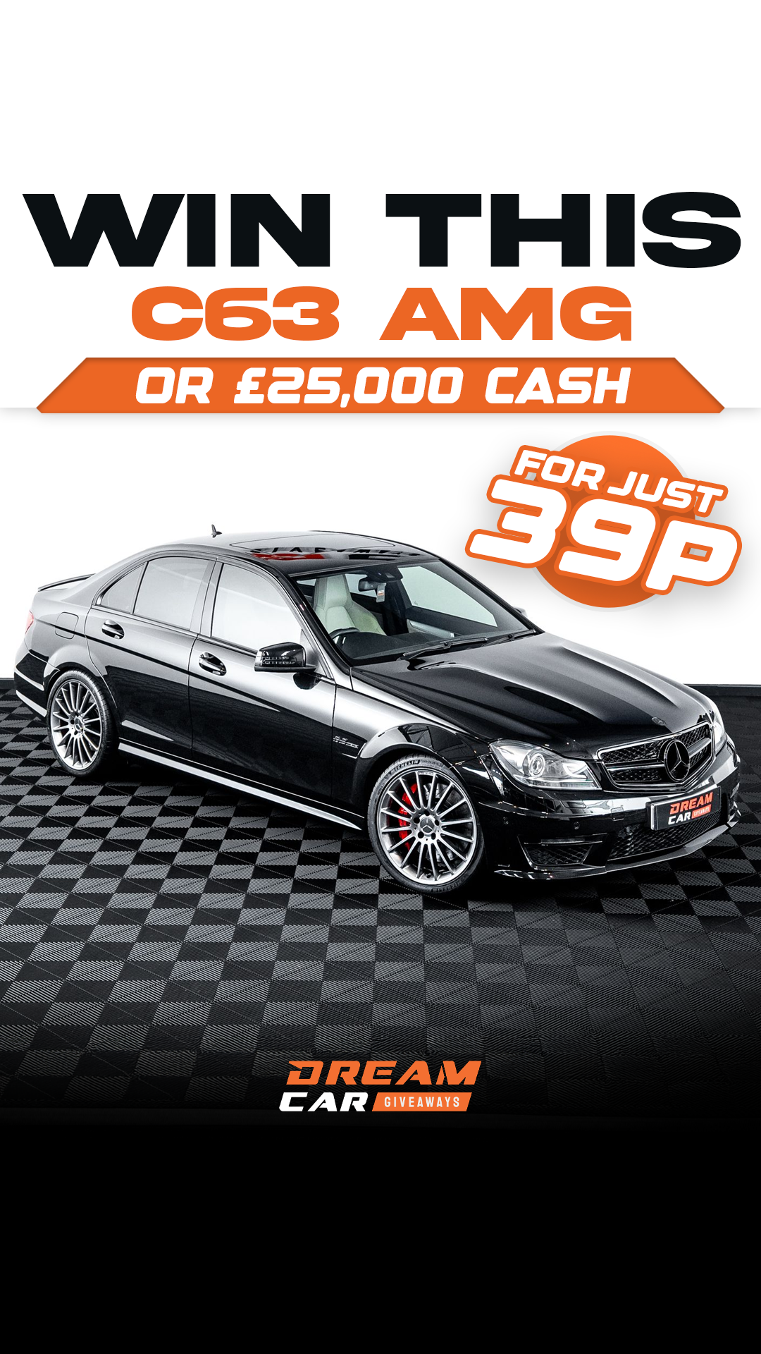 Dream Car Giveaways Facebook ad