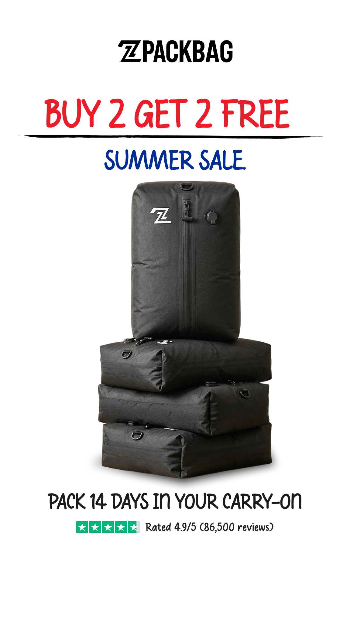 2packbag Facebook ad