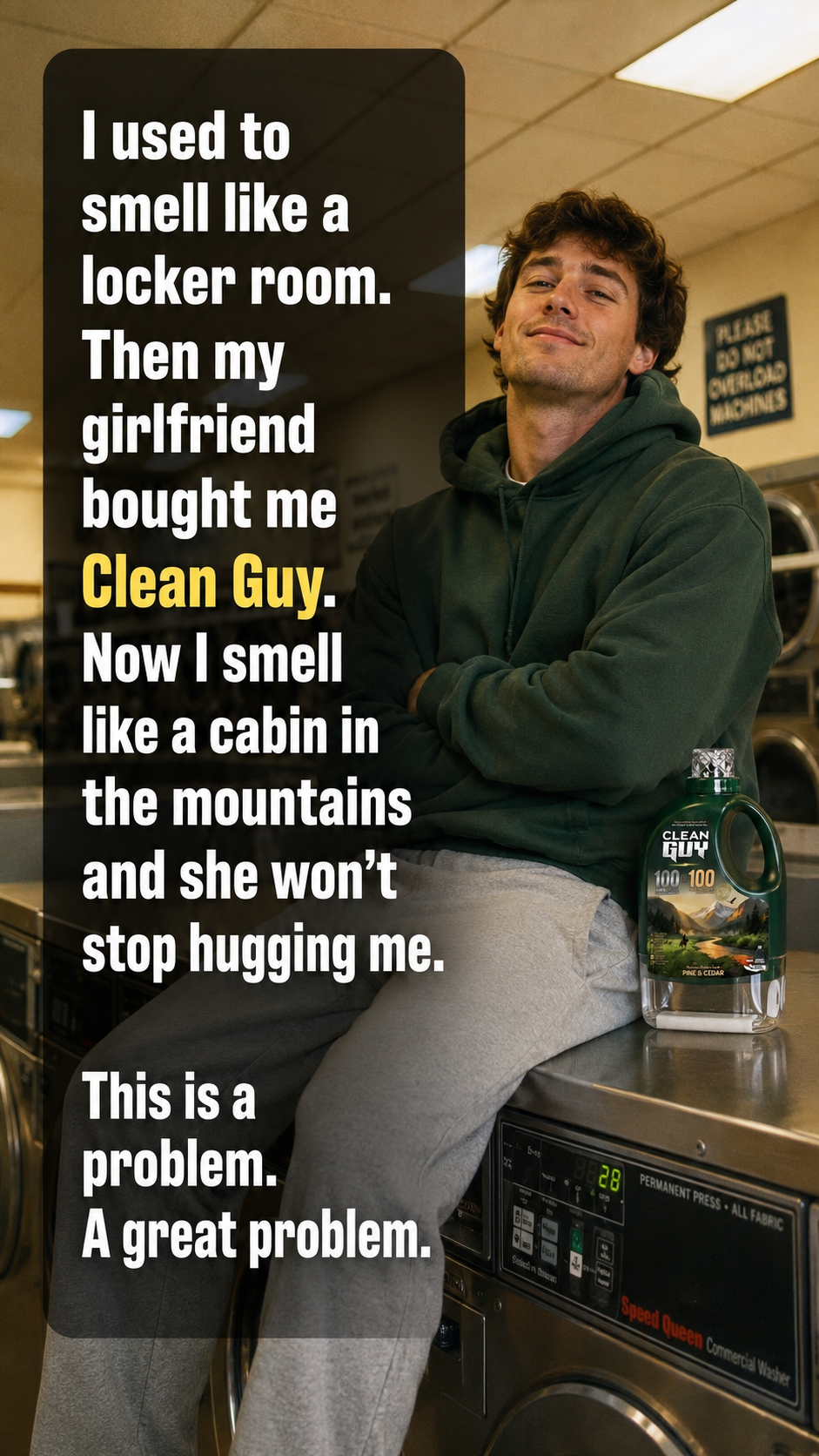 Clean Guy Facebook ad